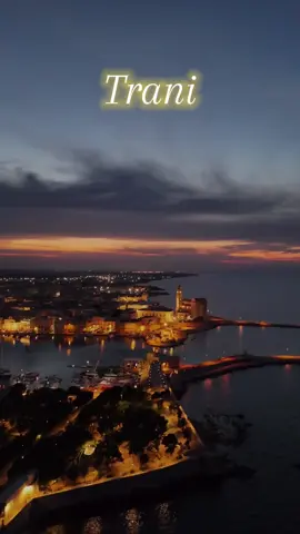 Trani - sei magica 🪄  #trani #laperladelsud #mare #puglia #italy 