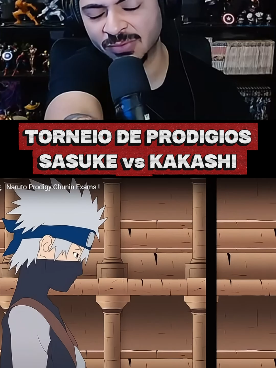 TORNEIO DE PRODIGIOS SASUKE vs KAKASHI parte 1 #naruto #narutoshippuden #foryou #kakashi #sasuke