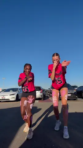 living out our teenage boy dreams #foryou #powderpuff #hocoweek #fyp #football 