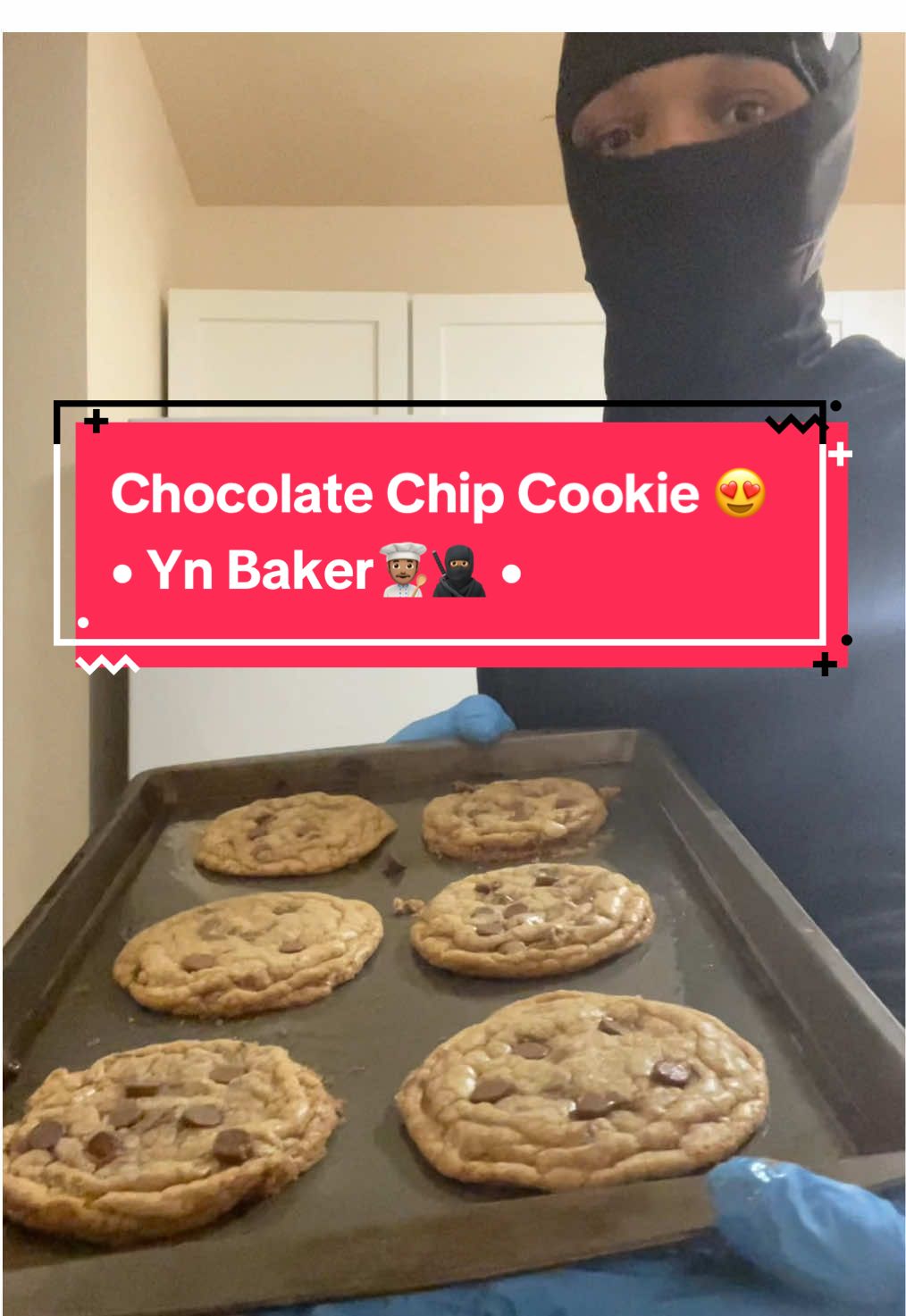 Yn Baker👨🏽‍🍳🥷🏽… Y’all think i’m gone make it out chat??🥸 come make some Chocolate Chip cookies with me 🙈🔛🔝🔝 #ynbaker #fyp #chocolatechipcookies #baking #tattoo    
