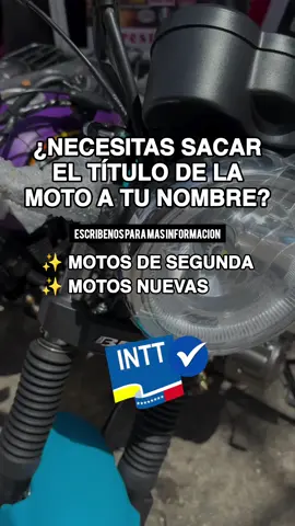 Registra tu moto nueva o de segunda ☺️🤝🏻 #misstramites #tramites #venezuela🇻🇪 