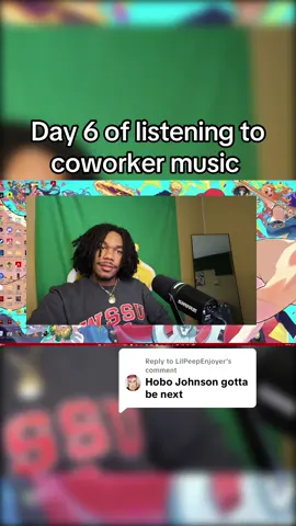 Replying to @LilPeepEnjoyer Day 6 of listening to coworker music #fypシ #viral 