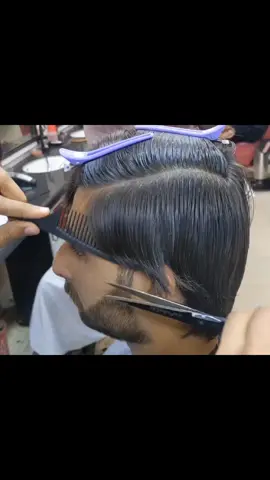 ASMR Scissors Only relaxing Long Haircut _#barbershop #barberlife #barber #hairstyle #hair 