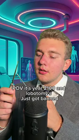 Asmr lobotomy but it’s in the future #asmr 