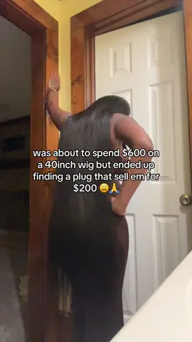 full frontal 250% density 😩 Click the 2nd link in my bio for access to my hair plug/vendor 😍 this 13x4 full frontal 40” Human hair Wig for LESS THAN $200 a piece, is from my “Personal 40” hair VENDOR” link to my website is in my bio ! ⏰ Vendor details below ⬇️ • lengths 18” - 40” (price list available on previous post & website ) • 150% & 180% density available • all wigs are swiss/transparent lace fronts , lace size 13x4 , 13x6 are AVAILABLE  BIG HEAD FRIENDLY  •Express shipping is available for extra $$$ ⏰ #fyp #wigreview #straightwig #deepwavewig #40inchhair