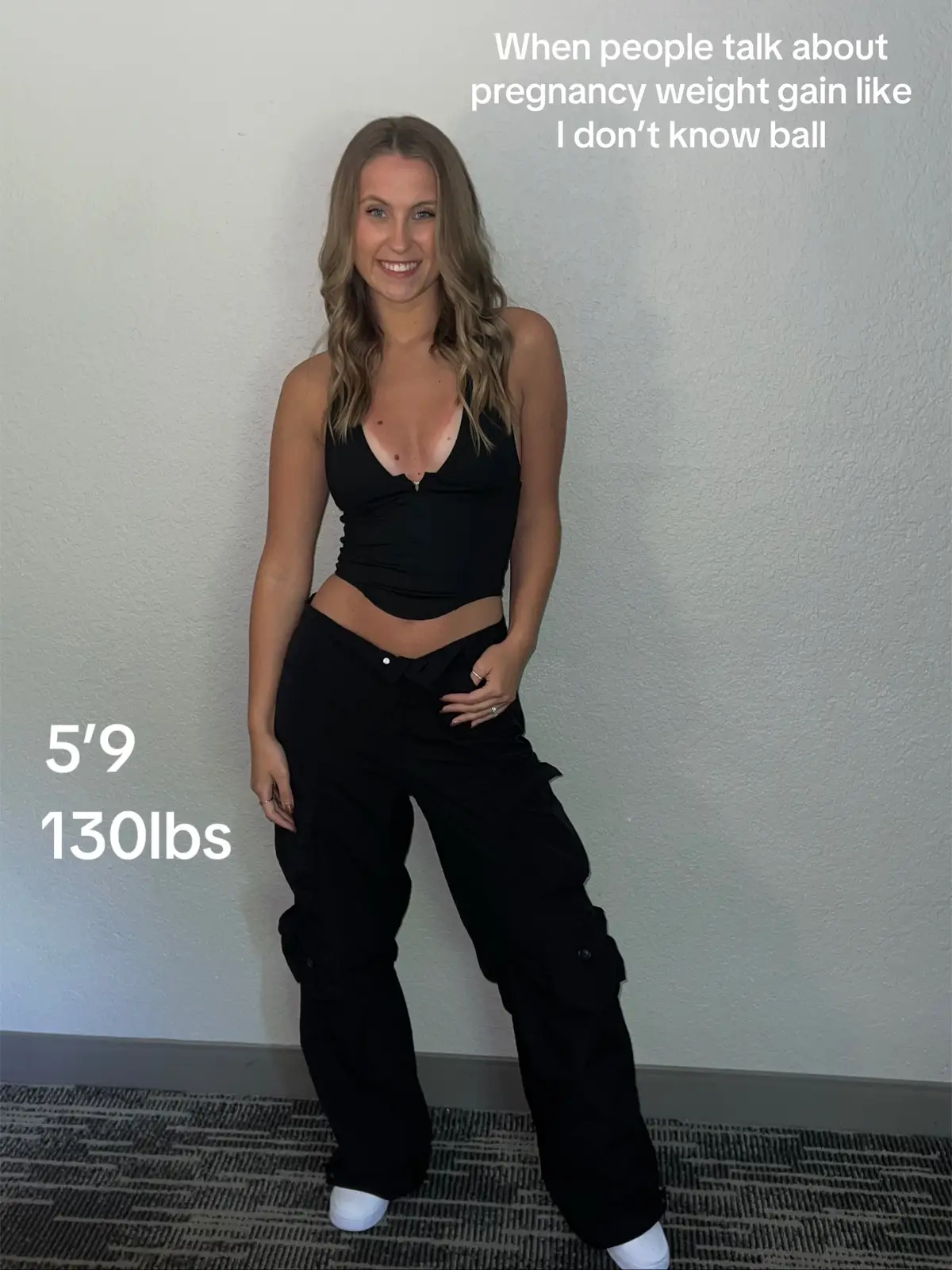 Never thought I would ever weigh that much but I would do it all over again for my baby girl🩷 #mom #pregnancyweightgain #weightgain #postpartum
