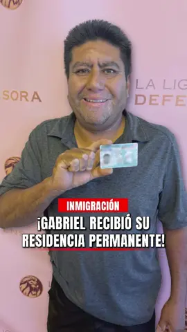 🥳 ¡GABRIEL RECIBIÓ SU RESIDENCIA PERMANENTE! 🇺🇸 Ahora puede respetar tranquilamente el deseo de su madre de ir a México con ella. ¡Felicidades Gabriel! 🎉 📞 Llama al 844-440-7444. Consulta es GRATIS. 📞 No espere más para iniciar su proceso de inmigración, ¡estamos aquí para ayudarle! 🙂 . The United Firm | La Liga Defensora, A.P.C. #UnitedFirm #Defensora #Inmigración #Abogados #ResidenciaPermanente