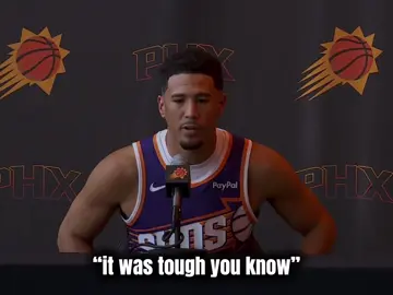 Devin Booker on media day explains why the Phoenix Suns big 3 was a disappointment. #devinbooker #phoenixsuns #mediaday #NBA #basketball #suns #phoenix #kevindurant #bradleybeal #big3 #fyp 