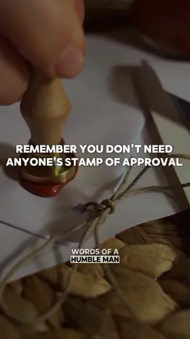 God’s approval is all you need. ➖ #wordsofahumbleman #humble #humility #stamp #approval