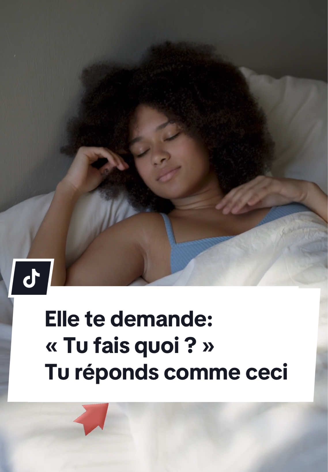 Quand une femme te demande, tu fais quoi ? Voici comment lui répondre comme un pro.  #séduction #france #amour #méssages 