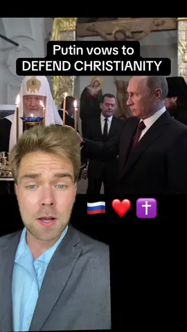 Putin vows to DEFEND Christianity ✝️ ❤️ 🇷🇺 #christiantiktok #russia #america #europe 