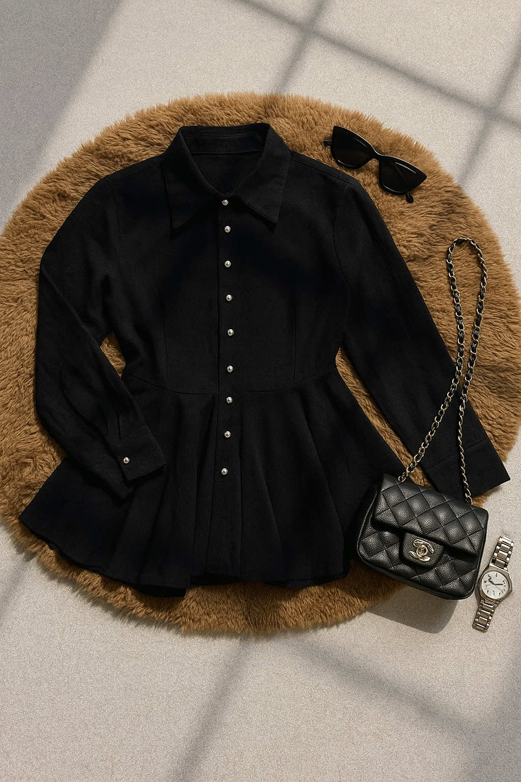 ATIKA BLOUSE POLOS LINEN SHIRT#atasanwanita #Atasanpremium #fyp 