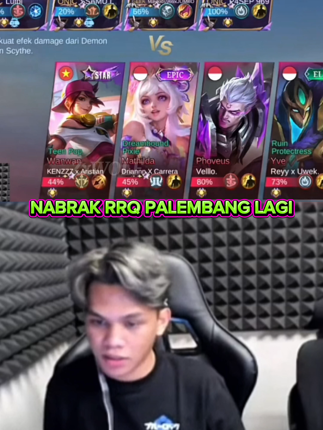 nabrak rrq palembang lagi #MLBBNEXT2025 #NEXTJagoanMabar 