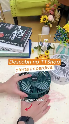 Ventilador Portátil em PROMOÇÃO especial por tempo limitado! #ventilador #vento #calor #tiktokshop 