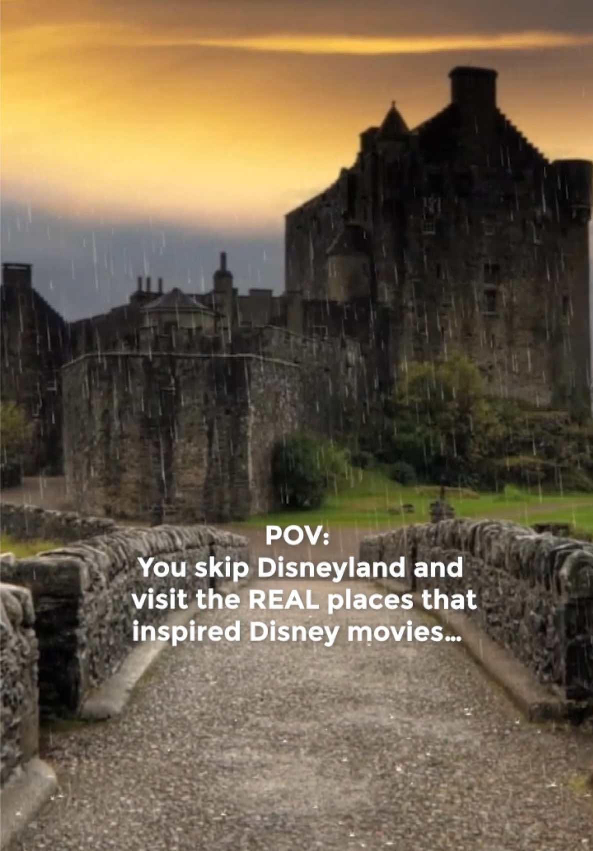 Instead of visiting Disneyland… you travel to the real-life places that inspired Disney movies 🌍✨ 🏰 Scottish Highlands (Brave) 🌊 Italy’s Riviera (Luca) 🌸 Salento, Colombia (Encanto) 🦁 Kenya’s Savanna (The Lion King) Because sometimes the world is the fairytale💫✈️ #TravelBucketList #disney #lionking #encanto #disneyinspired 