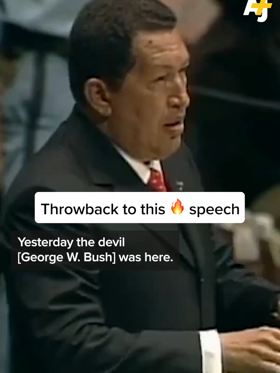 U.S. President Donald Trump told the UN some countries are “going to hell.” Here's a throwback to 2006, when Venezuela’s Hugo Chávez slammed U.S. hypocrisy and called George W. Bush “the devil.” #UNGA #UN #Chavez #Trump #UnitedNations #Venezuela #MiddleEast #Palestine #Iran