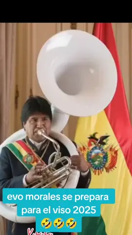 tocando tranpeta  #viso2025 #evo #morena 