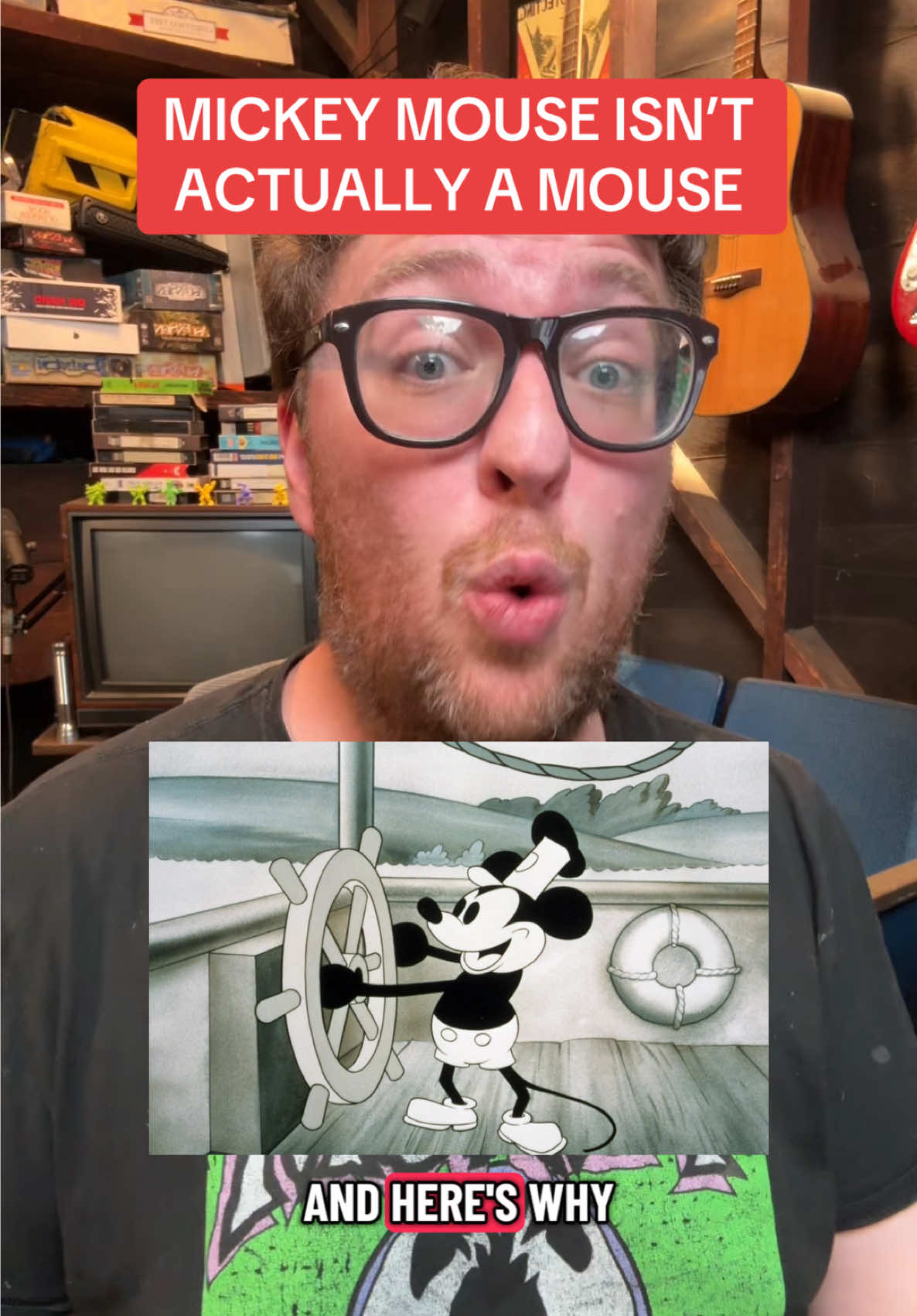 Mickey Mouse isn’t actually a mouse and here’s why #movies #film #filmtok #disney #animation 