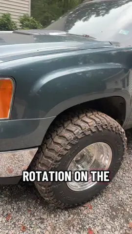 #35s #realwheels #offset #fenderexit #gmc