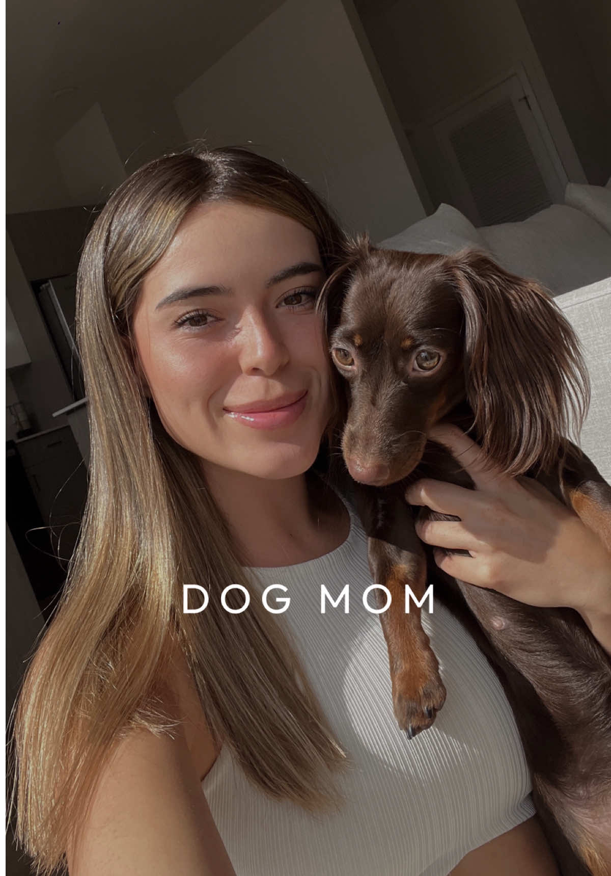 Ser mamá es tan difícil 🤭💖 mi bebé ya casi cumple 1 añito 🥹 #mamaperruna #dogmom #minidachshund 