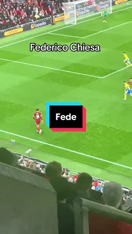 Fede locked in!! Liverpool v Southampton #federicochiesa #liverpool #ynwa #italy #fyp 