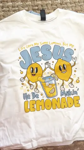 This youth tee is the sweetest reminder of faith + positivity 💛 On SALE for 60% OFF – just $12.80! (price subject to change) ✝️ #ChristianStyle #FaithFashion #JesusStrong #TikTokFinds #jesuslovesyou 
