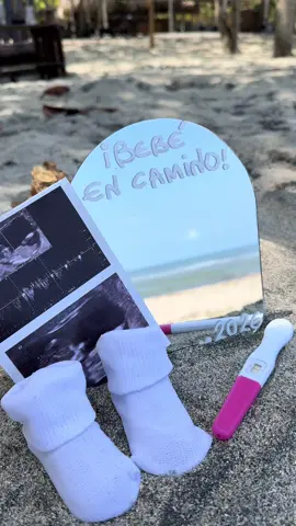 ¡Llevamos ya mucho tiempo soñando contigo...!                 #fyp #bebe #bebeencamino #embarazo #anunciodeembarazo  