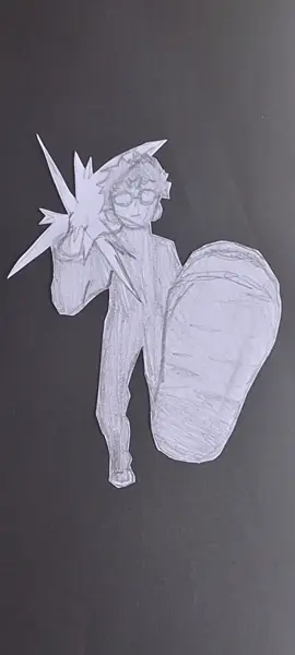 dps de mais de 61 horas fznf isso, finalmente acabei (e ainda ficou ruim) 52h e meia desenhando e recortando 9h gravando e editando o vídeo, nem consegui editar tão bem pq a net ta mto ruim ultimamente e o capcut tava mto travado🥲 #dandadan #fyp #dandadananime #animefyp #Anime @Netflix Brasil @netflixanime 