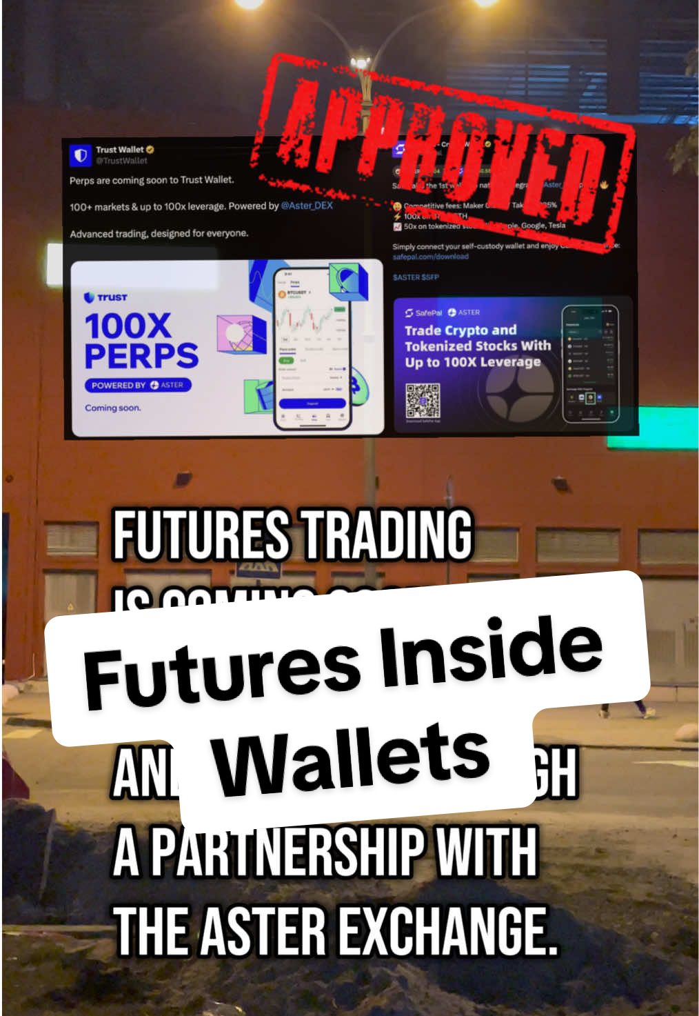 Trust Wallet and SafePal will launch futures trading with Aster Exchange — a big step for DeFi and crypto traders. . . #cryptonewstoday #futurestrading #defi
