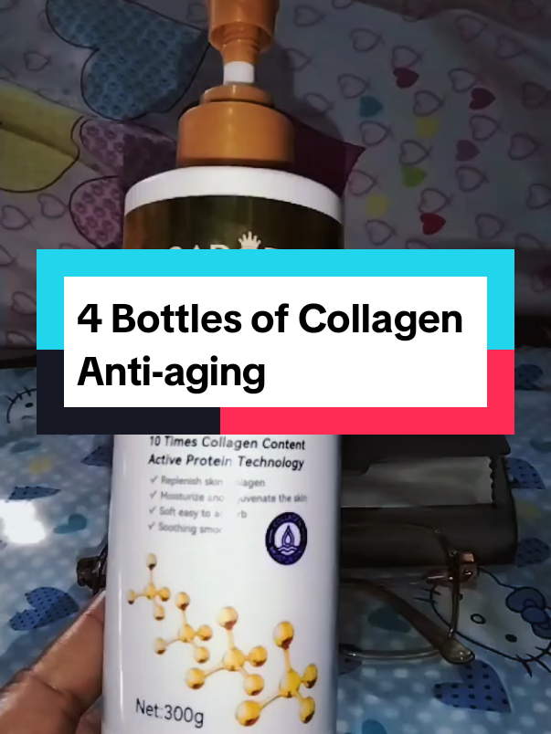 4 Bottles of Collagen Anti-AgiNg #collagenbodylotion 