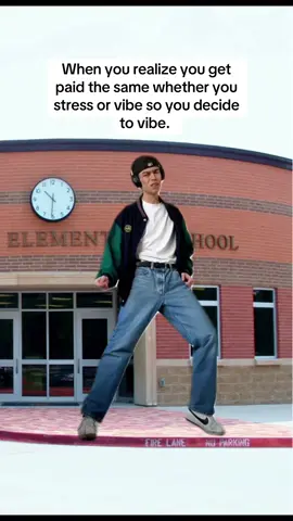 Stress is just unpaid overtime. So vibe, k? #teacher #elementaryteacher 