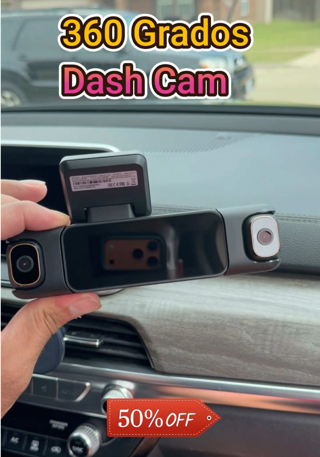 No existe una mejor y que grabe 360 grados #dashcam #4channel #botslab @Botslab Shop #nightvision #camara 
