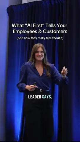 Guess what AI first isn’t the flex you think. And if you try to lead that way, eventually, it will catch up with you. #corporate #leadership #ai #corporate #speaker 