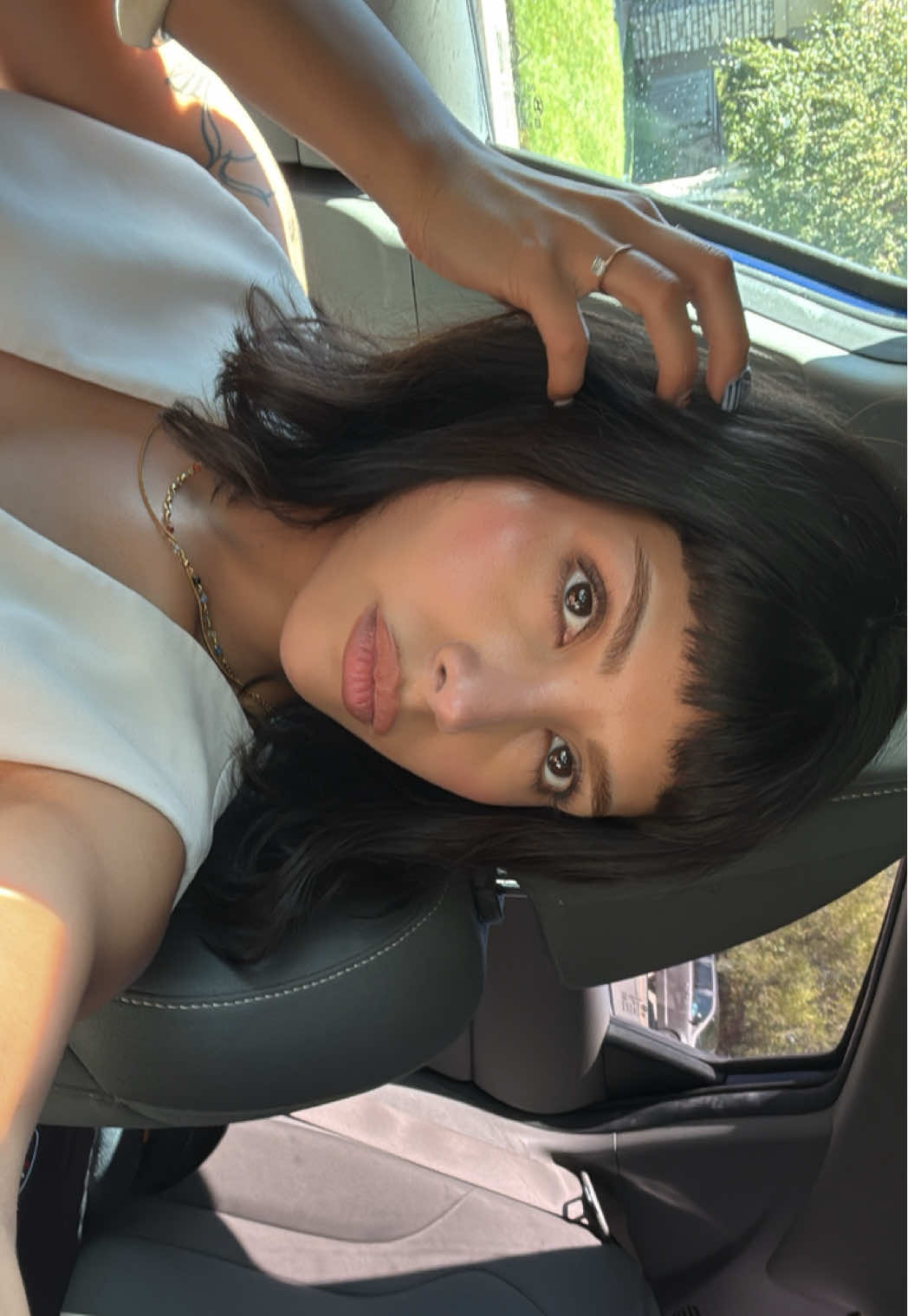 Quick GRWM , I can tell the difference when I don’t get ready before a work meeting lol Highlighter- Lightscapade @maccosmetics  Luminous dewy mist @Tatcha US  Concealer @Maxine's Revenge  Matte Bronzer- Blaze @milkmakeup  Blush stick -At last @ILIA Beauty  Mascara @Anastasia Beverly Hills  Eyebrow gel @anastasia  Lip combo :  Lifter liner -05 On It @Maybelline New York  Butter gloss -Madeleine @NYX Professional Makeup  Lip balm- Iced Coffee @Summer Fridays   #fyp #grwm #letstalk #makeup #foryoupage 