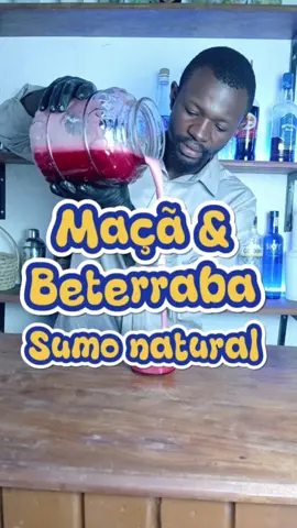 Sumo natural de Beterraba e maçã😋🍹