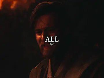 #ANAKINANDOBIWAN || “I had spent years and years in that tiny sand cell on Tatooine, sweating and perpetually dehydrated and with nothing to do but relive everything I could have done differently and then slowly let each one go, trying to make peace with losing Anakin.” || #starwars #starwarsedit #anakinskywalker #obiwankenobi || sc: @enrico 