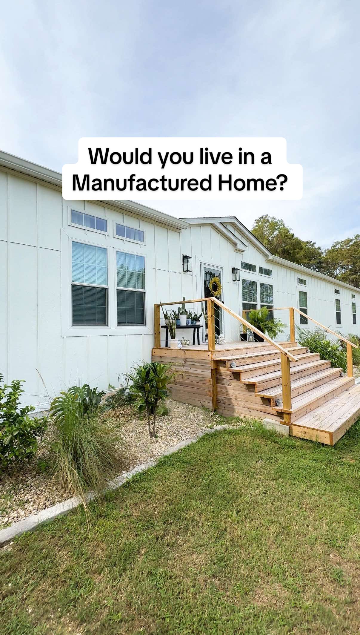 Would you live in a Manufactured Home? 🏡 #hometour #manufacturedhomes #doublewide #mobilehome #affordablehousing fyf