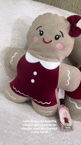 🍪 Chegaram as fofuras mais esperadas do Natal! Nossa coleção de almofadas Ginger já está disponível e prontinha para trazer charme, aconchego e muita doçura para sua decoração 🎄❤️ #ImpérioHomeDecor #NatalImpério #ColeçãoGinger #DecoraçãoNatalina #NatalEncantado 