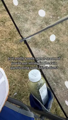 The way I’ve never appreciated indoor sports more in my life…🏈🏒🌧️ #BoyMom #SportsMomLife #youthsports #MillennialMom #youthfootball 