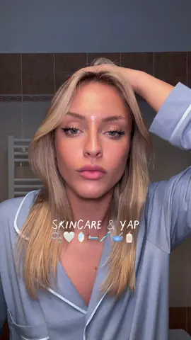 Skincare & yap #skincare #nightroutine 