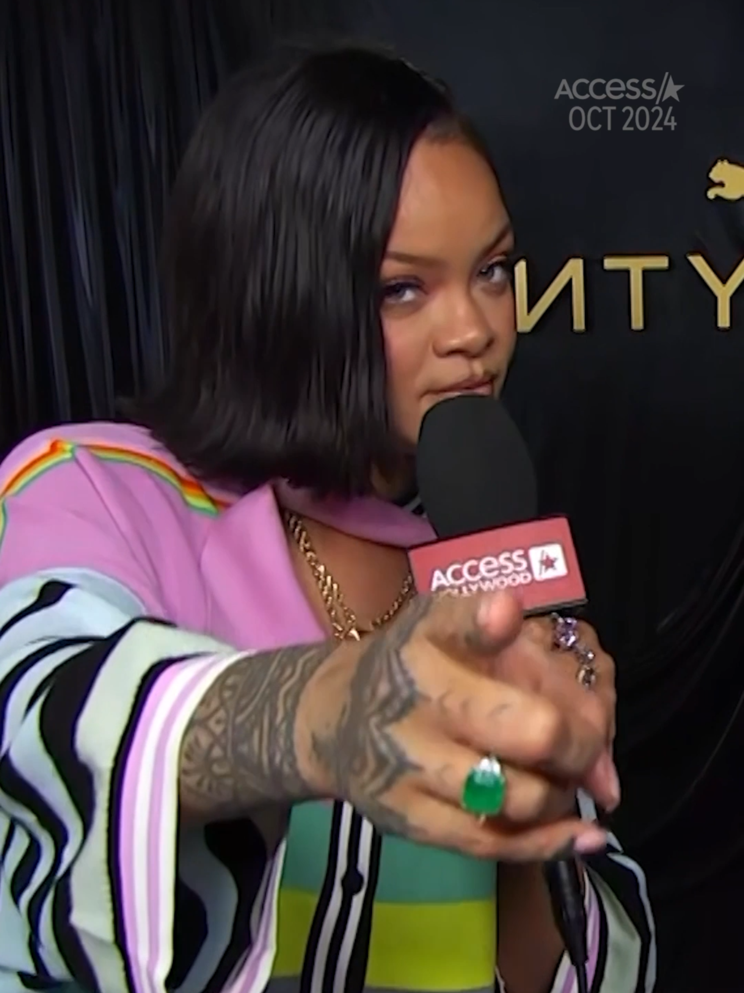 #Rihanna spoke to Access Hollywood back in October 2024 and revealed she wanted a daughter ahead of welcoming baby girl Rocki Irish Mayers 💕