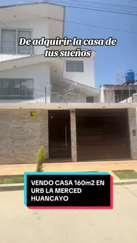 VENDO CASA 160m2 EN URB LA MERCED HUANCAYO  #huancayo #huancayo_perú🇵🇪❤ #casaenventa #ventadecasas #paratii 