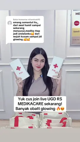 Membalas @sitiaminah95 masuk live dok ayu sekarang yaaa keburu ugd nya tutup😃 #fyp #medikacare #medikacareskincare #onwermedikacare #skincarebumil 