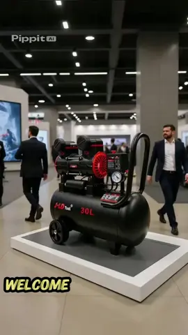JLD Mesin Kompresor Angin Listrik 30L 8bar Tanpa Oli 1100W Full Sets Kualitas Premium 70dB Kecepatan 2800RPM untuk Alat Pneumatik 1HP #MesinKompresorListrik #KompersorPortable 