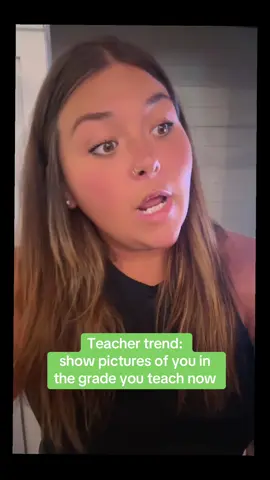 Teaching high school math means I change grades almost every year which means I get to share more embarrassing photos 🤟 #millennialteacher #greenscreen 