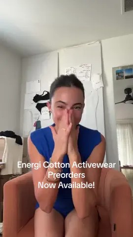 This is so exciting!! I’m starting with a small batch & wanted to open it to you all first! 💗 ThisisEnergi.com (100% organic cotton, 100% USA made (even our cotton is spun in the US), & 100% designed in the US)  #cottonactivewear #womensactivewear #activewear #fashionbrand 