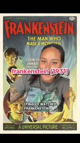 & now I feel ready for Guillermo Del Toro’s Frankenstein  #horror #horrortok #frankenstein #frankensteinsmonster #lisafrankenstein  