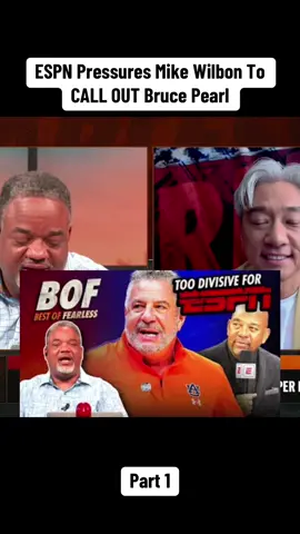 ESPN Pressures Mike Wilbon To CALL OUT Bruce Pearl #breakingnews #fyp #new #viral #ESPN 