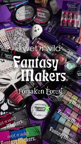 Step into the Forsaken Forest with our Fantasy Makers collection 🌲👻 This festive collection has innovative formulas, captivating finishes, and enchanting accessories to let your creativity shine 🖤⁠ ⁠ Shop the Fantasy Makers collection NOW @walmart (online & in-store) @target @cvs_pharmacy @walgreens ⁠@fivebelow @amazon & wetnwildbeauty.com 