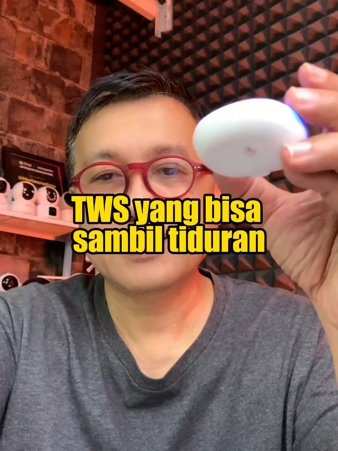 TWS yang bisa sambil tiduran KY X55 earphone tidur  #twstidurnyenyak #twsuntuktiduran #modalkontendoang